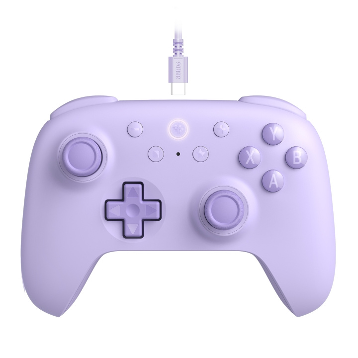 8Bitdo Ultimate 2C Wired Pad Violetti ryhmässä TIETOKOONET & TARVIKKEET / GAMING / Tarvikkeet pelaamiseen @ TP E-commerce Nordic AB (D05115)