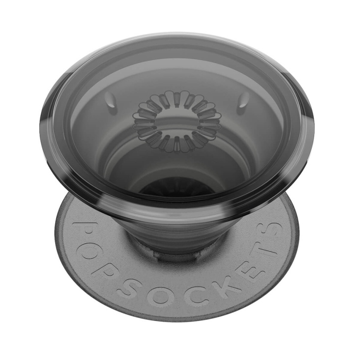 PopSockets Matkapuhelimenpidike PopGrip Original Translucent Black Smoke ryhmässä ÄLYPUHELIMET JA TABLETIT / Muut tarvikkeet / Popsockets @ TP E-commerce Nordic AB (D05316)