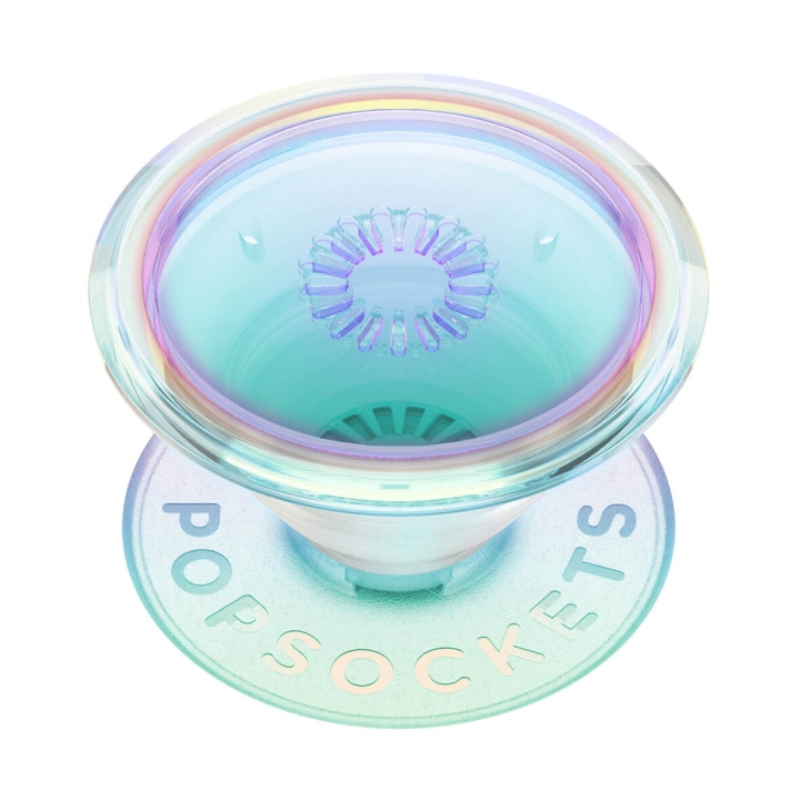 PopSockets Matkapuhelimenpidike PopGrip Original Clear Iridescent ryhmässä ÄLYPUHELIMET JA TABLETIT / Muut tarvikkeet / Popsockets @ TP E-commerce Nordic AB (D05317)