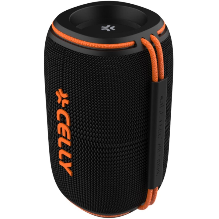 Celly Aura Bluetooth-högtalare 10W RGB Orange ryhmässä KODINELEKTRONIIKKA / Ääni & Kuva / Kaiuttimet & Tarvikkeet / Bluetooth-kaiutin / Kannettavat kaiuttimet @ TP E-commerce Nordic AB (D05511)