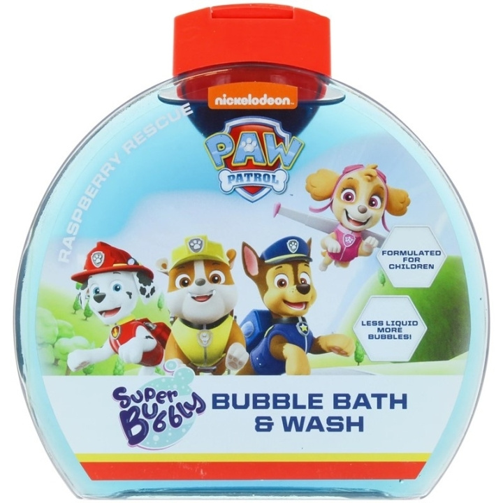 Paw Patrol Super Bubbly Bubble Bath & Wash 300ml ryhmässä KAUNEUS JA TERVEYS / Ihonhoito / Kehon hoito / Kylpy- ja suihkugeelit @ TP E-commerce Nordic AB (D05596)