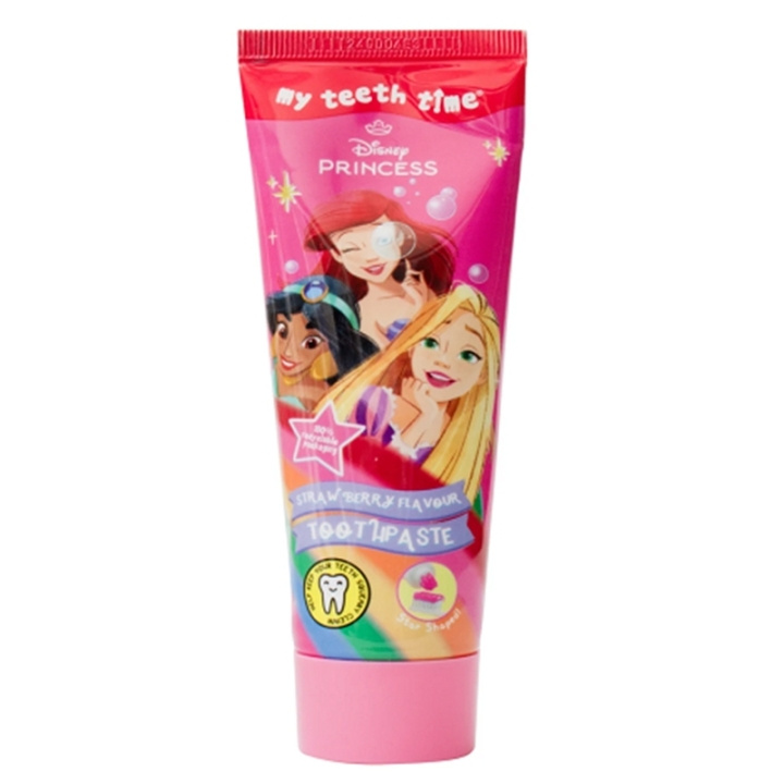 Disney Princess Toothpaste Strawberry 75ml ryhmässä KAUNEUS JA TERVEYS / Suunhoito / Sähköhammasharjat Tarvikkeet @ TP E-commerce Nordic AB (D05598)