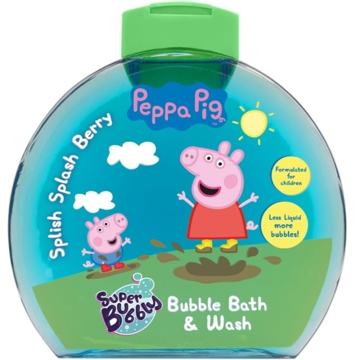 Peppa Pig Super Bubbly Bubble Bath & Wash 300ml ryhmässä KAUNEUS JA TERVEYS / Ihonhoito / Kehon hoito / Kylpy- ja suihkugeelit @ TP E-commerce Nordic AB (D05599)