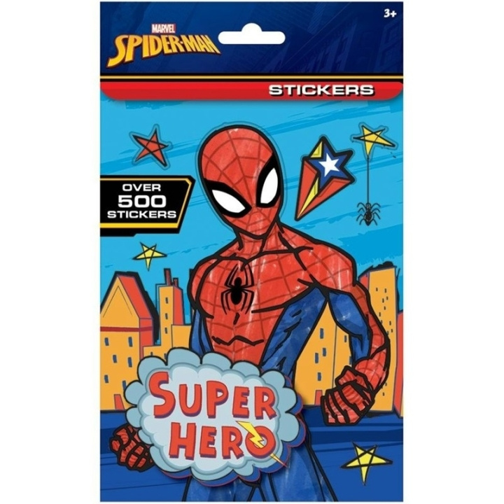 Marvel Spider-Man 500 Stickers ryhmässä LELUT, TUOTTEET LAPSILLE JA VAUVOILLE / Leikkikalut, Askartelu &Pelit / Käsityöt @ TP E-commerce Nordic AB (D05604)