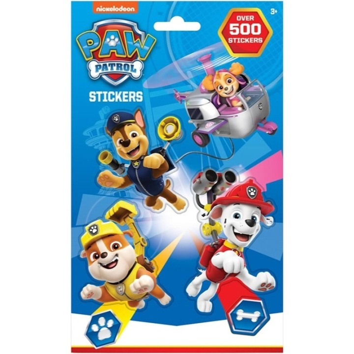 Paw Patrol 500 Stickers ryhmässä LELUT, TUOTTEET LAPSILLE JA VAUVOILLE / Leikkikalut, Askartelu &Pelit / Käsityöt @ TP E-commerce Nordic AB (D05605)