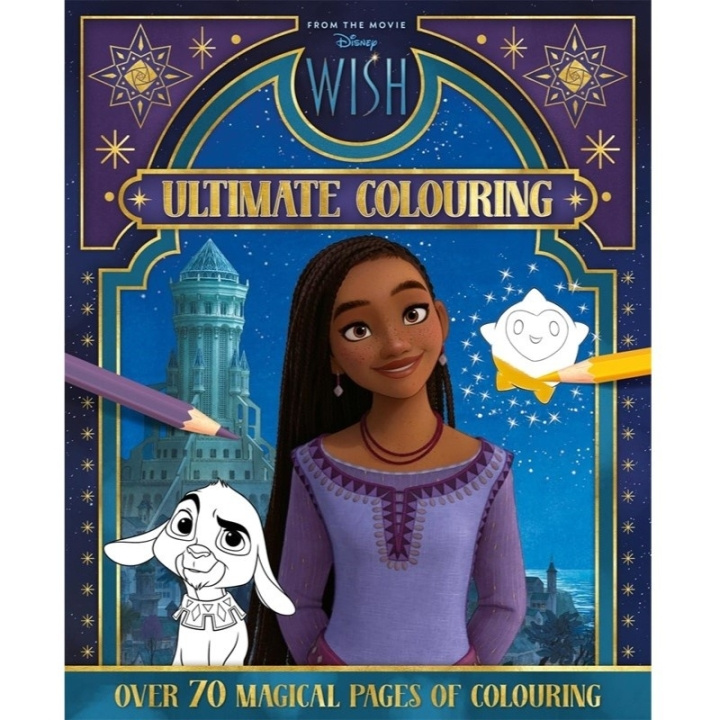 Disney Wish Ultimate Colouring Book ryhmässä LELUT, TUOTTEET LAPSILLE JA VAUVOILLE / Leikkikalut, Askartelu &Pelit / Käsityöt @ TP E-commerce Nordic AB (D05606)