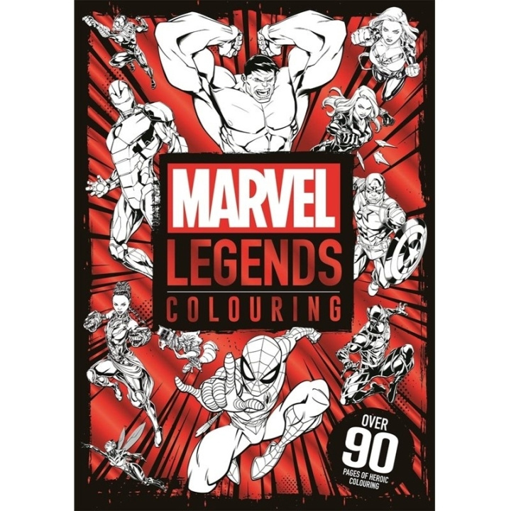 Marvel Legends Colouring Book ryhmässä LELUT, TUOTTEET LAPSILLE JA VAUVOILLE / Leikkikalut, Askartelu &Pelit / Käsityöt @ TP E-commerce Nordic AB (D05611)