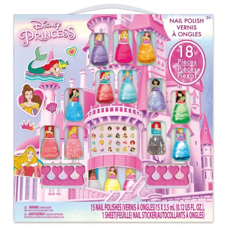 Disney Princess Nail Polish Set ryhmässä LELUT, TUOTTEET LAPSILLE JA VAUVOILLE / Leikkikalut, Askartelu &Pelit / Naamiaisasut @ TP E-commerce Nordic AB (D05614)