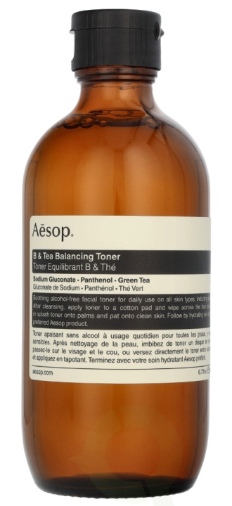 AESOP B & Tea Balancing Toner 200 ml ryhmässä KAUNEUS JA TERVEYS / Ihonhoito / Kasvot / Kasvoöljy @ TP E-commerce Nordic AB (D05620)