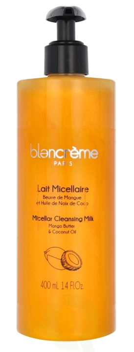 Blancreme Micellar Cleansing Milk 400 ml Mango Butter & Coconut ryhmässä KAUNEUS JA TERVEYS / Ihonhoito / Kasvot / Kasvovesi ja Facemist @ TP E-commerce Nordic AB (D05676)