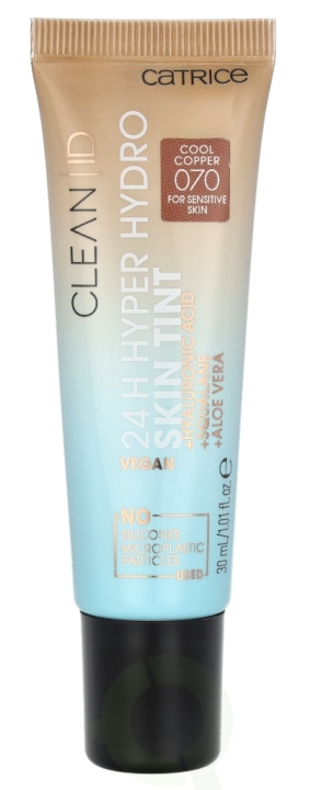 Catrice Clean ID 24H Hyper Hydro Skin Tint 30 ml #070 Cool Copper ryhmässä KAUNEUS JA TERVEYS / Ihonhoito / Kasvot / Sävyttävä kosteusvoide @ TP E-commerce Nordic AB (D05809)