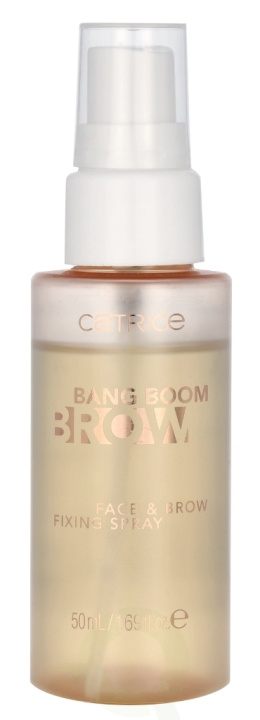 Catrice Bang Boom Brow Face & Brow Fixing Spray 50 ml ryhmässä KAUNEUS JA TERVEYS / Meikit / Meikit Kasvot / Meikinkiinnityssuihke @ TP E-commerce Nordic AB (D05816)