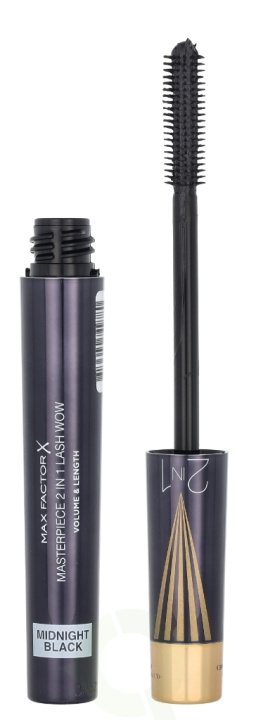 Max Factor Masterpiece 2 In 1 Lash Wow Mascara 7 ml #03 Midnight Black ryhmässä KAUNEUS JA TERVEYS / Meikit / Silmät ja kulmat / Ripsiväri @ TP E-commerce Nordic AB (D05828)