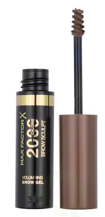 Max Factor 2000 Calorie Brow Sculpt Volumising Brow Gel 4.5 ml #001 Soft Brown ryhmässä KAUNEUS JA TERVEYS / Meikit / Silmät ja kulmat / Kulmageeli @ TP E-commerce Nordic AB (D05847)