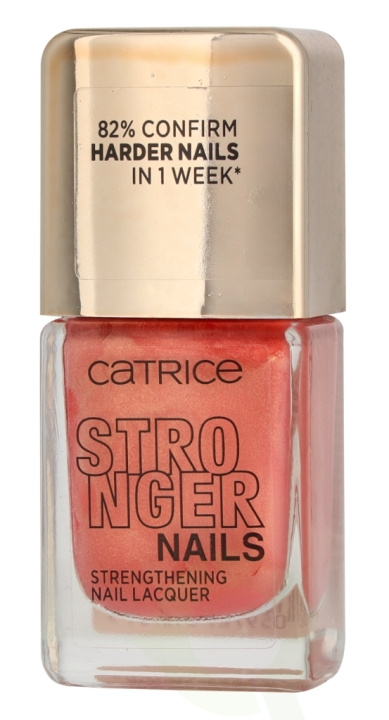 Catrice Stronger Nails Strengthening Nail Lacquer 10.5 ml 07 Expressive Pink ryhmässä KAUNEUS JA TERVEYS / Manikyyri/Pedikyyri / Kynsilakka @ TP E-commerce Nordic AB (D05874)