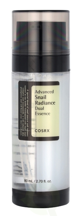 COSRX Advanced Snail Radiance Dual Essence 80 ml ryhmässä KAUNEUS JA TERVEYS / Ihonhoito / Kasvot / Päivävoide @ TP E-commerce Nordic AB (D05993)