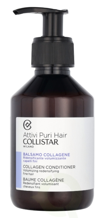 Collistar Attivi Puri Collagen Conditioner 200 ml ryhmässä KAUNEUS JA TERVEYS / Hiukset &Stailaus / Hiustenhoito / Hoitoaine @ TP E-commerce Nordic AB (D06048)