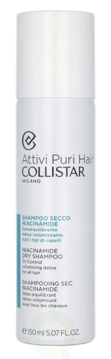 Collistar Attivi Puri Niacinamide Dry Shampoo 150 ml ryhmässä KAUNEUS JA TERVEYS / Hiukset &Stailaus / Hiustenhoito / Shampoo @ TP E-commerce Nordic AB (D06157)