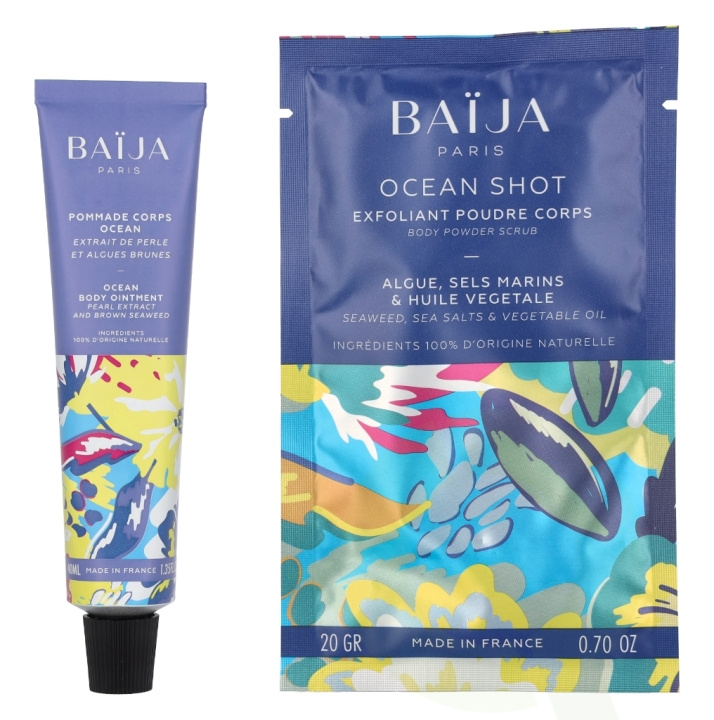 Baija Paris Baija My Ocean Body Set 60 ml Body Ointment 40ml/Exfoliant Powder 20gr ryhmässä KAUNEUS JA TERVEYS / Ihonhoito / Kehon hoito / Vartalovoide @ TP E-commerce Nordic AB (D06175)