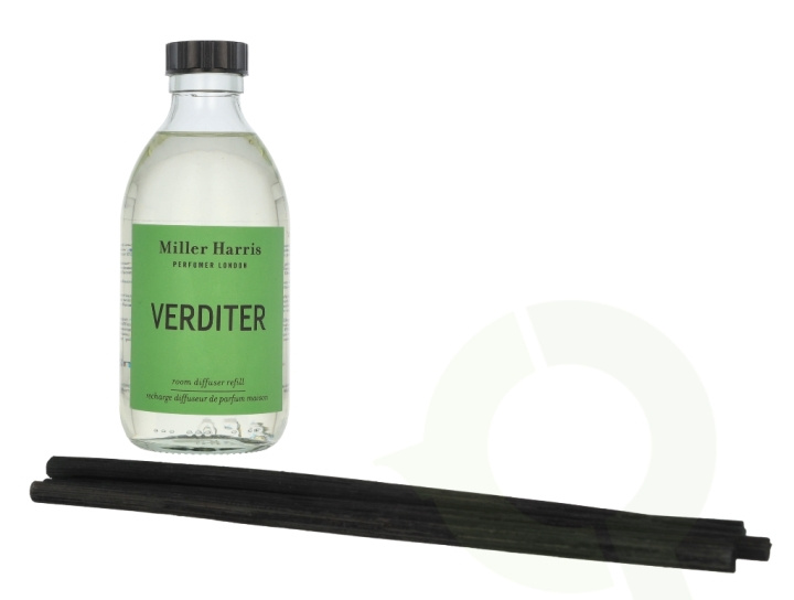 Miller Harris Verditer Diffuser Refill 250 ml ryhmässä KAUNEUS JA TERVEYS / Tuoksut & Parfyymit / Muut tuoksut / Tuoksu diffuusori @ TP E-commerce Nordic AB (D06194)