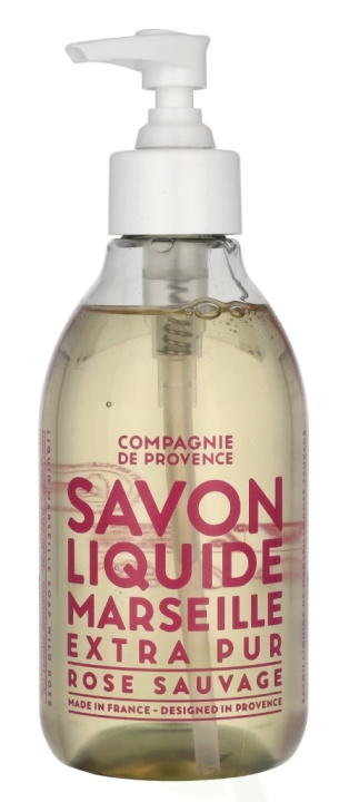 Compagnie De Provence Marseille Liquid Soap 300 ml Wild Rose ryhmässä KAUNEUS JA TERVEYS / Ihonhoito / Kehon hoito / Kylpy- ja suihkugeelit @ TP E-commerce Nordic AB (D06257)