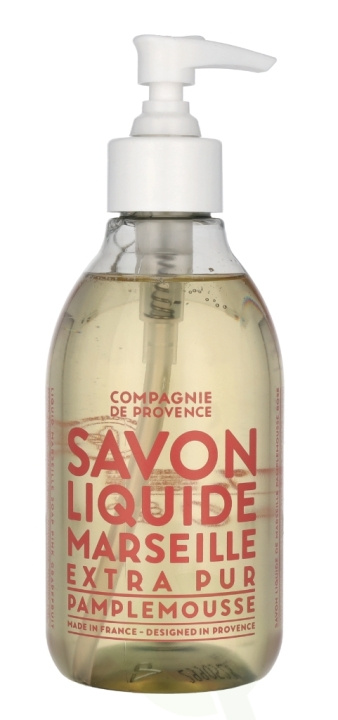 Compagnie De Provence Marseille Liquid Soap 300 ml Pink Grapefruit ryhmässä KAUNEUS JA TERVEYS / Ihonhoito / Kehon hoito / Kylpy- ja suihkugeelit @ TP E-commerce Nordic AB (D06258)