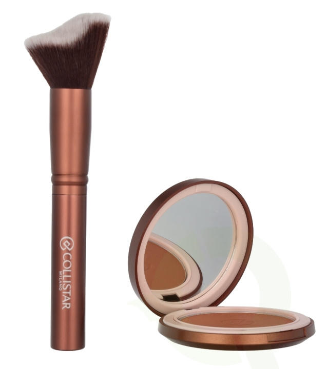 Collistar Bronzing Powder Set 10 g Bronzing Powder 4.4 Hawaii Matte 10g/Contouring Brush ryhmässä KAUNEUS JA TERVEYS / Meikit / Meikit Kasvot / Puuteri @ TP E-commerce Nordic AB (D06293)