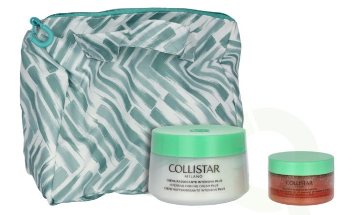 Collistar Body Routine Intensive Firming Set 550 ml Cream Plus 400ml/Firming Thalasso-Scrub 150 ml/Travel bag ryhmässä KAUNEUS JA TERVEYS / Ihonhoito / Kasvot / Kasvovoide @ TP E-commerce Nordic AB (D06295)