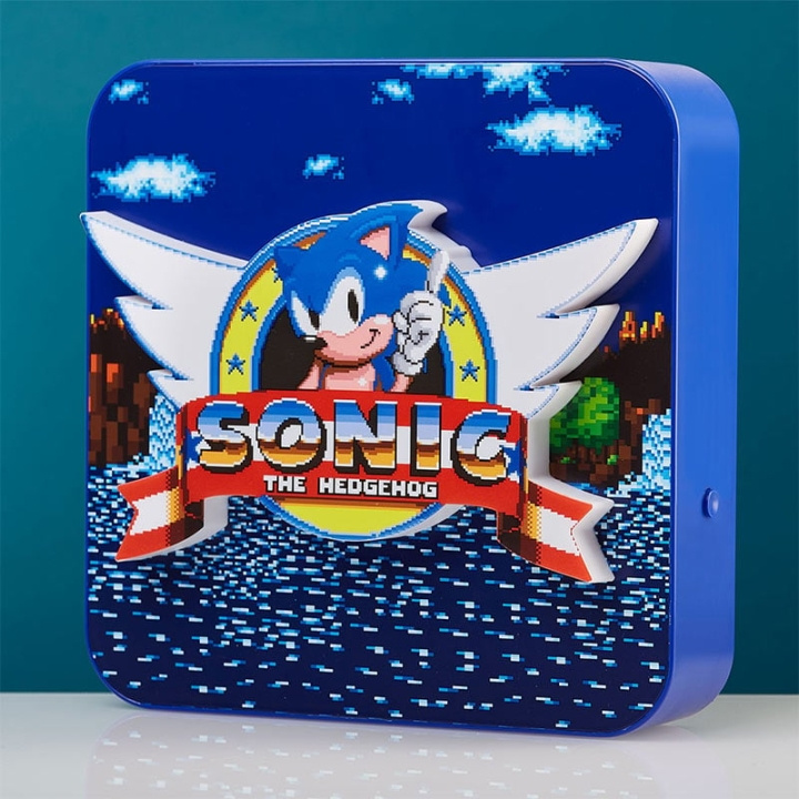 Numskull Sonic the Hedgehog 3D pöytävalaisin / seinävalaisin ryhmässä LELUT, TUOTTEET LAPSILLE JA VAUVOILLE / Lastenhuone / Valaistus / Pöytälamput @ TP E-commerce Nordic AB (D06389)