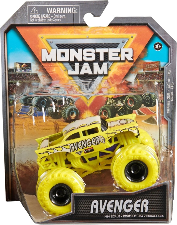 Monster Jam 1:64 Yksittäispakkaus - Avenger ryhmässä LELUT, TUOTTEET LAPSILLE JA VAUVOILLE / Leikkikalut, Askartelu &Pelit / Leikkiautot @ TP E-commerce Nordic AB (D06568)