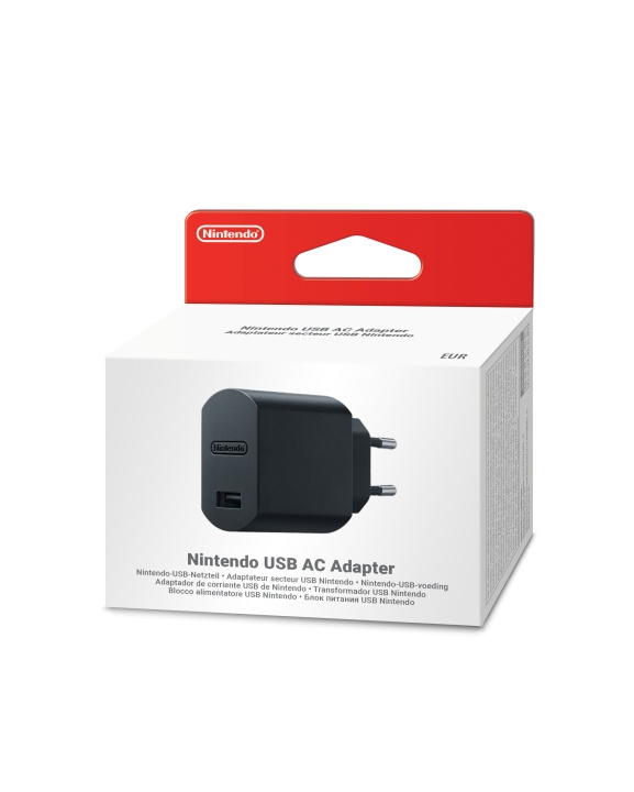 Nintendo USB AC-sovitin ryhmässä KODINELEKTRONIIKKA / Pelikonsolit & Tarvikkeet / Nintendo Switch / Tarvikkeet @ TP E-commerce Nordic AB (D06663)