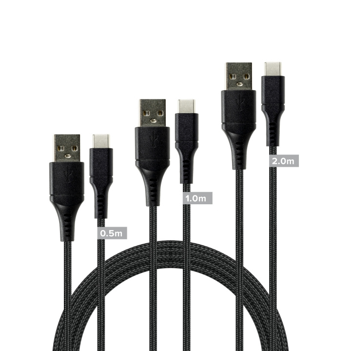 Speedlink USB-A-USB-C-kaapelisarja, musta ryhmässä TIETOKOONET & TARVIKKEET / Kaapelit & Sovittimet / USB / USB-C @ TP E-commerce Nordic AB (D06672)