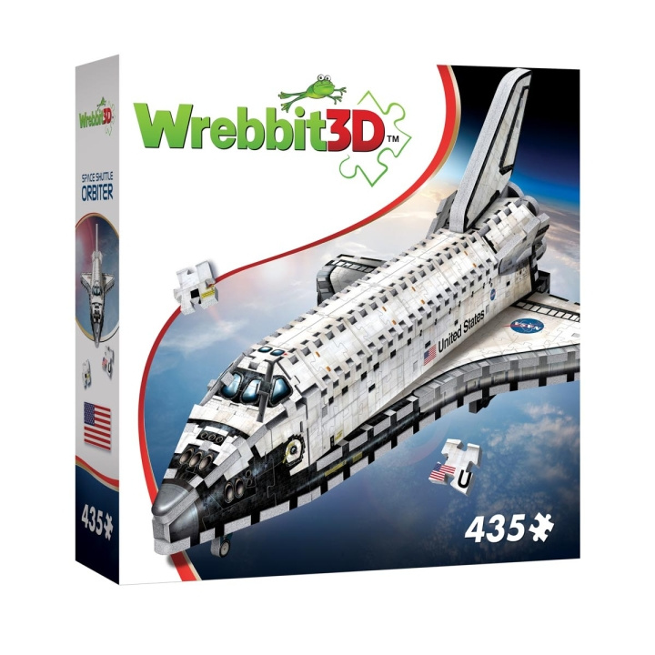 Wrebbit 3D Puzzle - Avaruussukkula Orbiter (40970047) ryhmässä URHEILU, VAPAA-AIKA JA HARRASTUS / Harrastus / Palapeli @ TP E-commerce Nordic AB (D06714)