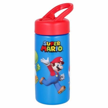 Super Mario Super Mario Stor - Sipper vesipullo (410ml) - (088808718-21401) ryhmässä LELUT, TUOTTEET LAPSILLE JA VAUVOILLE / Syö ja juo / Tuttipullot & Tarvikkeet @ TP E-commerce Nordic AB (D06742)