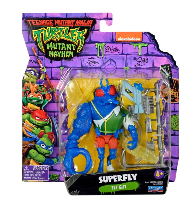 Teenage Mutant Ninja Turtles Kilpikonnat Mutant Mayhem - Perusfiguurit 12cm - Firefly ryhmässä LELUT, TUOTTEET LAPSILLE JA VAUVOILLE / Leikkikalut, Askartelu &Pelit / Figuurit, miniatyyrit ja tarvikkeet @ TP E-commerce Nordic AB (D06779)