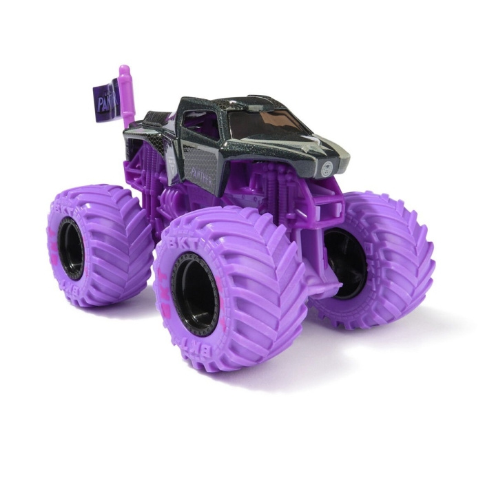 Monster Jam 1:64 Marvel Single-Musta Pantteri V2 (6071944) ryhmässä LELUT, TUOTTEET LAPSILLE JA VAUVOILLE / Leikkikalut, Askartelu &Pelit / Leikkiautot @ TP E-commerce Nordic AB (D06834)