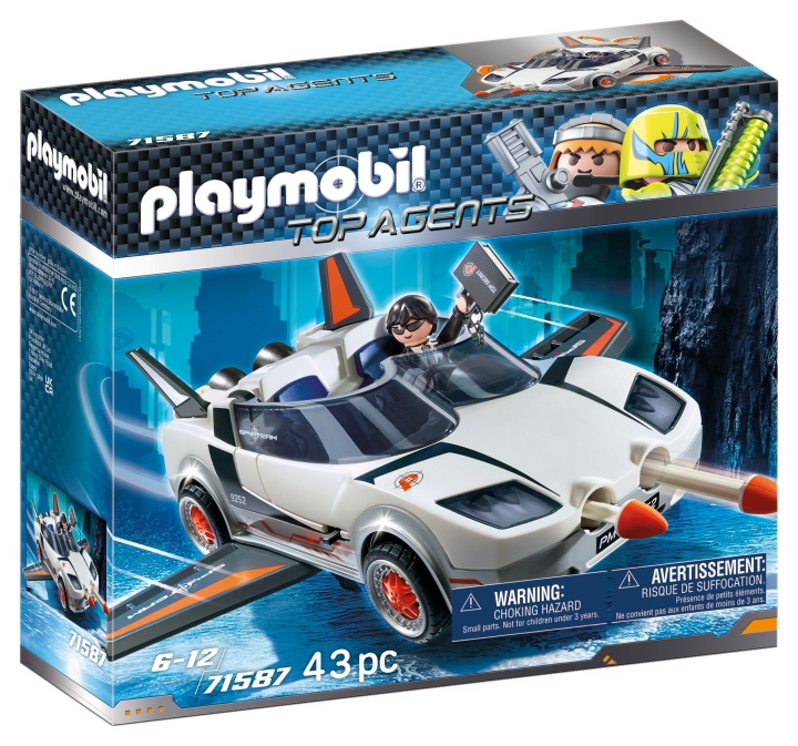 Playmobil Agentti P:n Spy Racer (71587) ryhmässä LELUT, TUOTTEET LAPSILLE JA VAUVOILLE / Leikkikalut, Askartelu &Pelit / Figuurit, miniatyyrit ja tarvikkeet @ TP E-commerce Nordic AB (D07024)