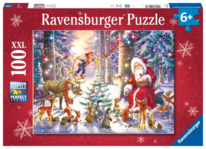 Ravensburger Palapeli Joulu metsässä 100p (10112937) ryhmässä LELUT, TUOTTEET LAPSILLE JA VAUVOILLE / Leikkikalut, Askartelu &Pelit / Lasten palapeli @ TP E-commerce Nordic AB (D07060)