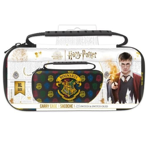 Trade Invaders Harry Potter - XL-kotelo Switchille ja Switch Oledille - monivärinen - 4 taloa ryhmässä KODINELEKTRONIIKKA / Pelikonsolit & Tarvikkeet / Nintendo Switch @ TP E-commerce Nordic AB (D07235)