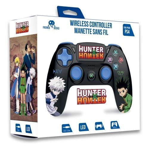 Trade Invaders Hunter x Hunter-langaton ohjain PS4:lle 3,5mm liitinpaikalla (musta) - Duo Gon Kirua ryhmässä KODINELEKTRONIIKKA / Pelikonsolit & Tarvikkeet / Sony PlayStation 4 @ TP E-commerce Nordic AB (D07258)