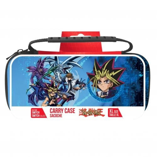 Trade Invaders Yu-Gi-Oh! - XL-kotelo Switchille ja Switch Oledille - sininen - Ryhmä ryhmässä KODINELEKTRONIIKKA / Pelikonsolit & Tarvikkeet / Nintendo Switch @ TP E-commerce Nordic AB (D07260)