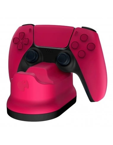 PDP Gaming Metavolt Dual Charger Cosmic Red ryhmässä KODINELEKTRONIIKKA / Pelikonsolit & Tarvikkeet / Sony PlayStation 5 / Tarvikkeet @ TP E-commerce Nordic AB (D07299)