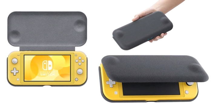 Nintendo Switch Lite Flip Cover & näytönsuoja ryhmässä KODINELEKTRONIIKKA / Pelikonsolit & Tarvikkeet / Nintendo Switch / Tarvikkeet @ TP E-commerce Nordic AB (D07326)