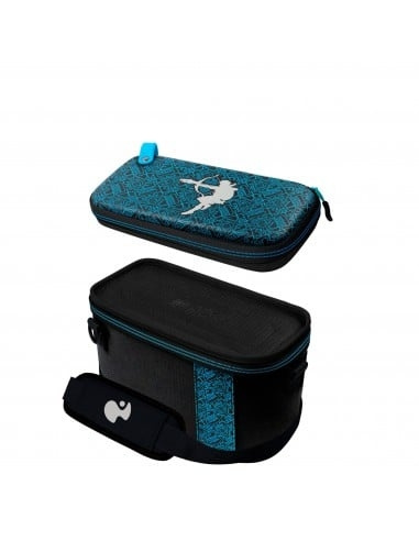 PDP Gaming Overnight GLOW Case Sheikah Shoot (Pull-n-Go) Kytkin ryhmässä KODINELEKTRONIIKKA / Pelikonsolit & Tarvikkeet / Nintendo Switch / Tarvikkeet @ TP E-commerce Nordic AB (D07339)