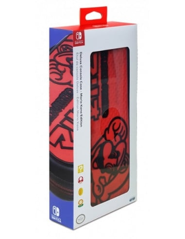 PDP Gaming Deluxe-konsolikotelo Super Mario Kana Edition Switch Switch ryhmässä KODINELEKTRONIIKKA / Pelikonsolit & Tarvikkeet / Nintendo Switch / Tarvikkeet @ TP E-commerce Nordic AB (D07340)