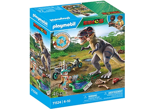 Playmobil T-Rexin jäljityspolku (71524) ryhmässä LELUT, TUOTTEET LAPSILLE JA VAUVOILLE / Leikkikalut, Askartelu &Pelit / Figuurit, miniatyyrit ja tarvikkeet @ TP E-commerce Nordic AB (D07367)