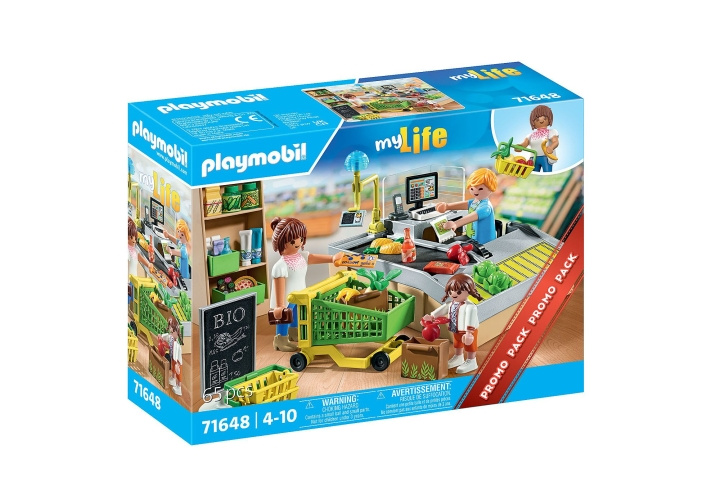 Playmobil Orgaaninen supermarket (71648) ryhmässä LELUT, TUOTTEET LAPSILLE JA VAUVOILLE / Leikkikalut, Askartelu &Pelit / Lelusarja @ TP E-commerce Nordic AB (D07374)