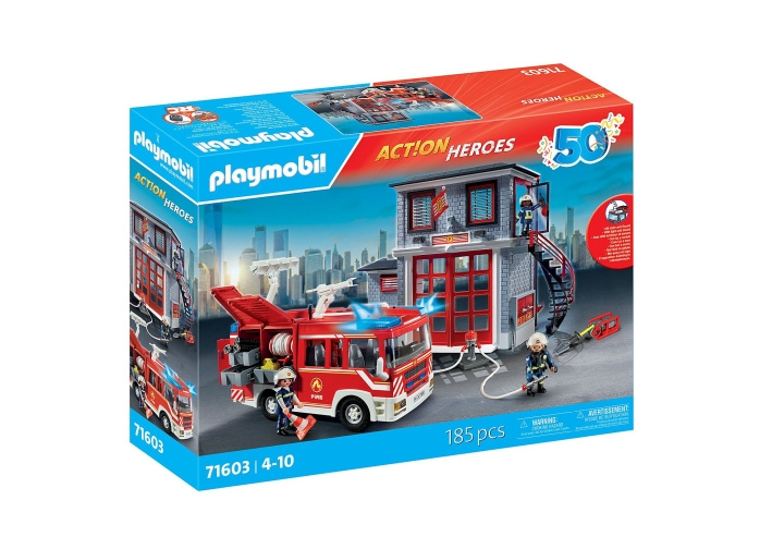 Playmobil 50YR Palopelastus Mega Set (71603) ryhmässä LELUT, TUOTTEET LAPSILLE JA VAUVOILLE / Leikkikalut, Askartelu &Pelit / Figuurit, miniatyyrit ja tarvikkeet @ TP E-commerce Nordic AB (D07384)