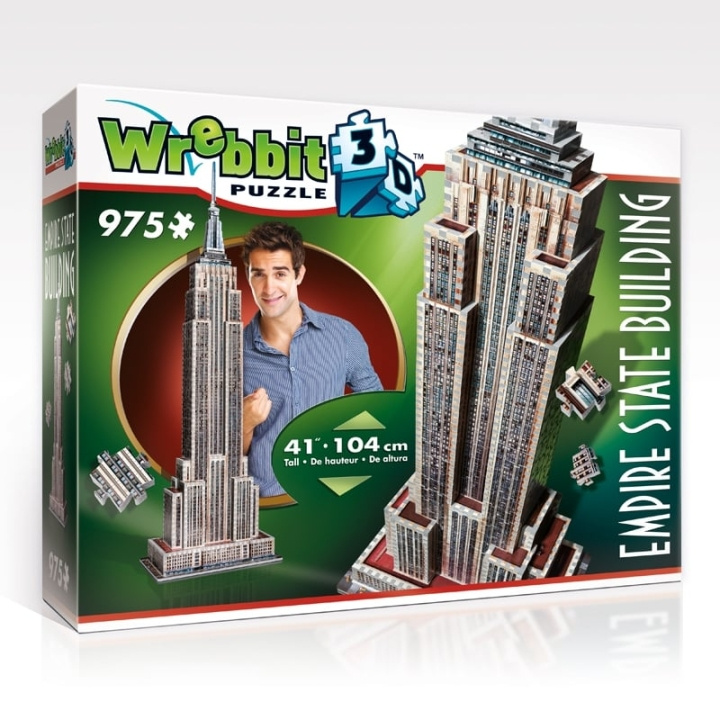 Wrebbit 3D Puzzle - Empire State Building (40970027) ryhmässä URHEILU, VAPAA-AIKA JA HARRASTUS / Harrastus / Palapeli @ TP E-commerce Nordic AB (D07428)