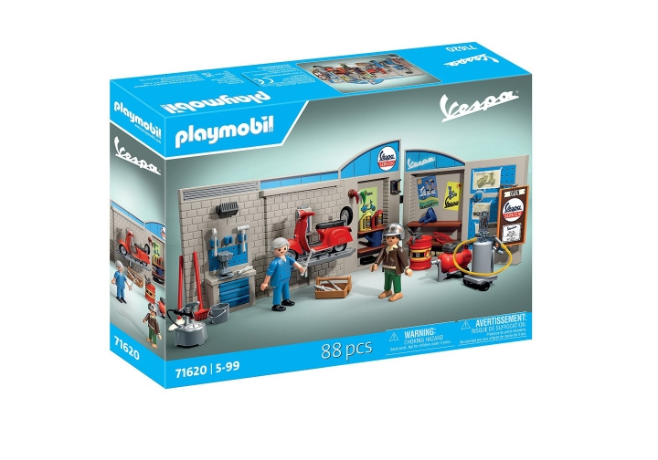 Playmobil 60s Vespa Garage (71620) ryhmässä LELUT, TUOTTEET LAPSILLE JA VAUVOILLE / Leikkikalut, Askartelu &Pelit / Figuurit, miniatyyrit ja tarvikkeet @ TP E-commerce Nordic AB (D07475)